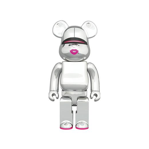 收藏系列 Be@rbrick 1000%系列 空山基 红唇 银色 商品图0