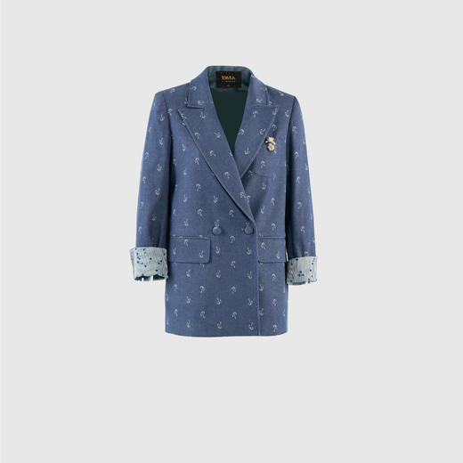 后背拉链设计款西服 商品图0