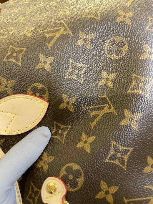 LV 经典购物袋never full-老花杏色内里，原单，对花对版，轻松乱真无压力 商品图8