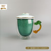齐州窑陶瓷琉璃杯一对 商品缩略图0