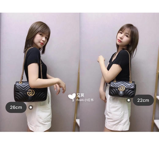 Gucci经典marmont 黑色，ding级原单，乱真无压力！ 商品图2