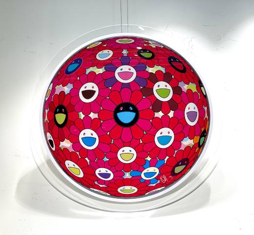 村上隆红色花球-蓝嘴 142/300 商品图0