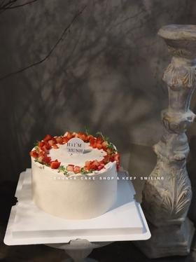 ｜草莓流心口味蛋糕｜