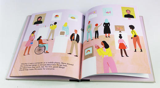 小男孩大梦想 乔布斯 英文原版 Steve Jobs Little People Big Dreams 精装 儿童艺术启蒙绘本图画书 励志读物 英文版进口英语书籍 商品图1