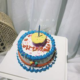 #姐妹们的聚会# 这款复古撞色蛋糕，调皮、放肆、可爱，超级适合好闺蜜的聚会