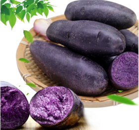 黑金刚紫土豆|富含花青素，口感粉糯香甜，非转基因营养价值高