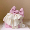 粉色蝴蝶结裙摆 · 奶油霜蛋糕 商品缩略图0