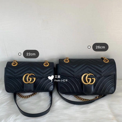 Gucci经典marmont 黑色，ding级原单，乱真无压力！ 商品图3