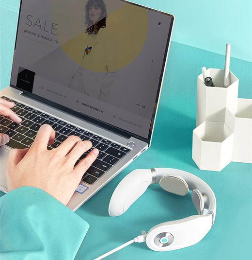 SKG 颈椎按摩器 颈椎按摩仪 肩颈按摩器 颈椎经络电脉冲护颈仪 4098 蓝牙款 商品图5