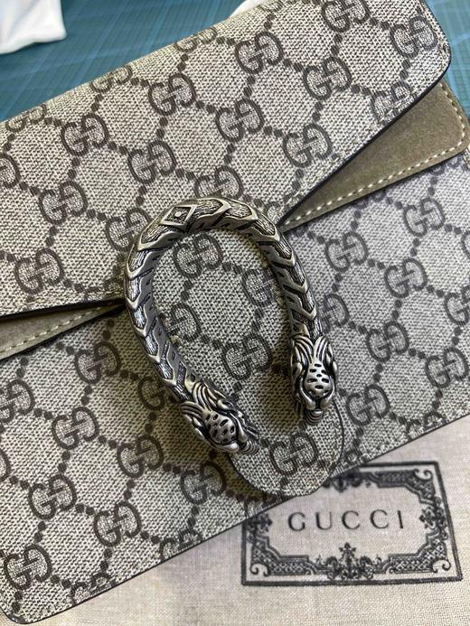 Gucci经典酒神包，尺寸也是很适合夏天的20厘米，实用又好看，可以放各种大手机，ding级原单 商品图8