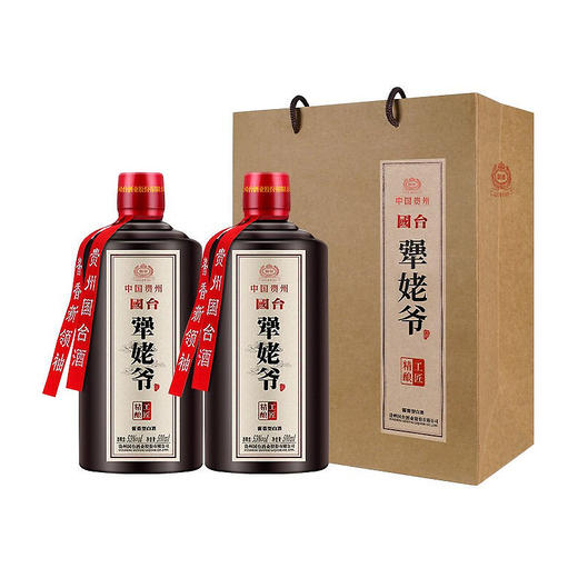 【官方正品】国台酱酒 国台犟姥爷 53度酱香型纯粮白酒 整箱6瓶包邮 商品图1