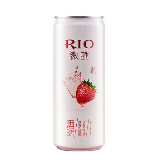 锐澳3度微醺草莓乳酸菌伏特加味鸡尾酒330ml 商品图0