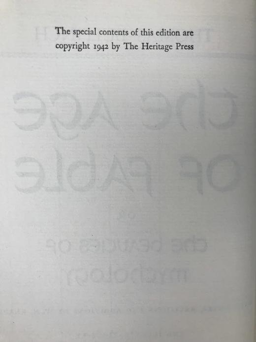 布尔芬奇《神话时代》 史丹利·威廉·海特插图 布面精装18开 商品图3