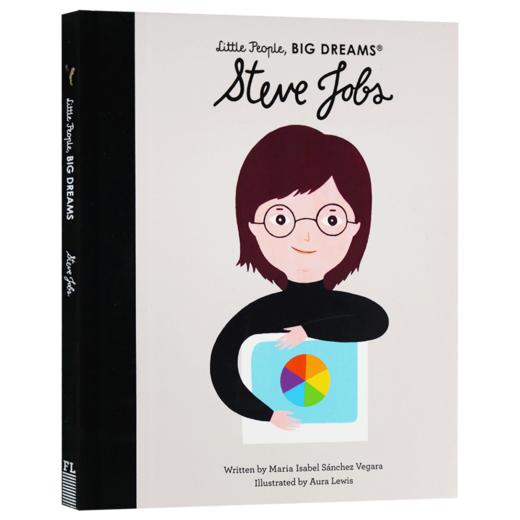小男孩大梦想 乔布斯 英文原版 Steve Jobs Little People Big Dreams 精装 儿童艺术启蒙绘本图画书 励志读物 英文版进口英语书籍 商品图3