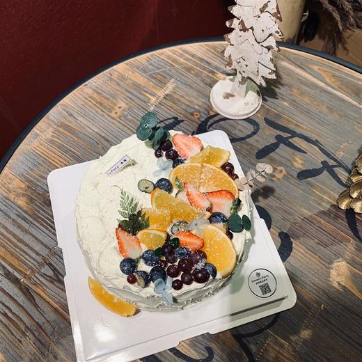 #简单的诉说#一款简单大方适合所有场合的水果奶油蛋糕 随意感十足 商品图1
