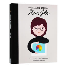 小男孩大梦想 乔布斯 英文原版 Steve Jobs Little People Big Dreams 精装 儿童艺术启蒙绘本图画书 励志读物 英文版进口英语书籍