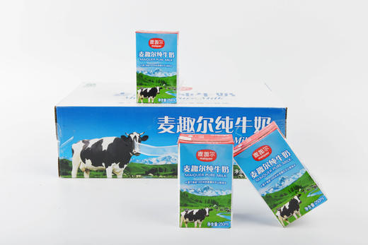 麦趣尔纯牛奶  250mL*24盒/箱XMN 商品图1