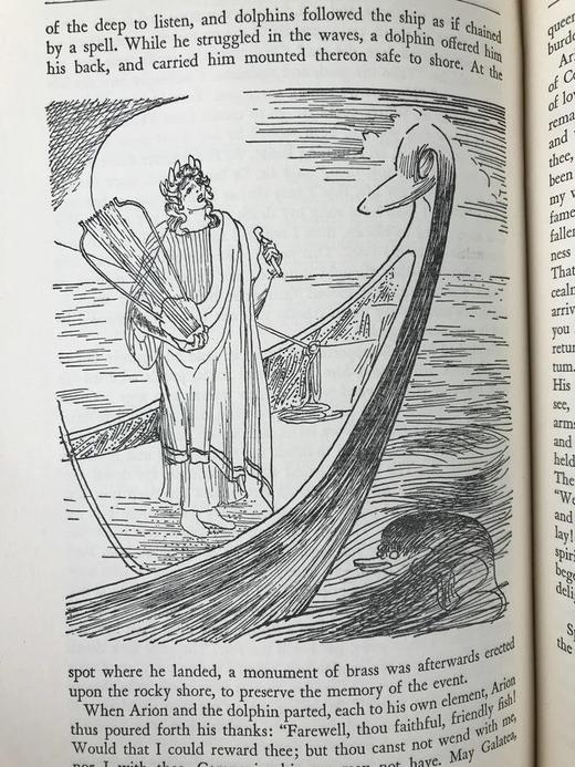 布尔芬奇《神话时代》 史丹利·威廉·海特插图 布面精装18开 商品图6