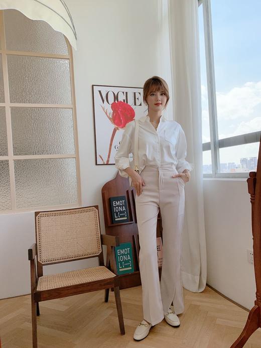 【百图lulu定制】升级版超模 微喇裤 小个子显瘦显高 阔腿开叉 气场1米8 商品图8