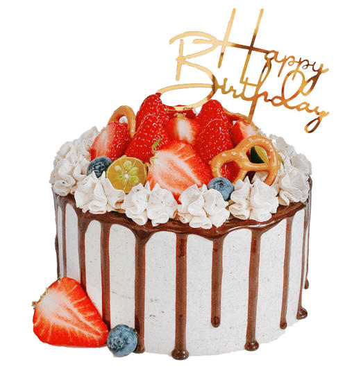 NO.287 ｜巧克力草莓蛋糕 ｜动物奶油蛋糕 商品图0