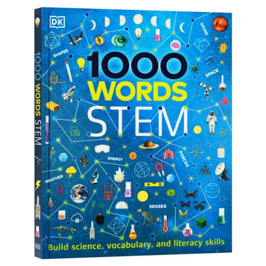 多林金德斯利1000个科学词 英文原版 1000 Words STEM 常用词汇 DK儿童科普英语单词学习书籍 精装 英文版进口原版书 商品图3