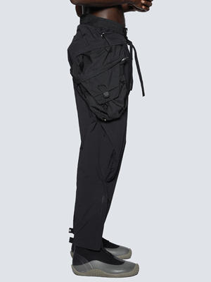 HAMCUS/SRC-#2/Disassemble double cargo pants/BK 商品图2