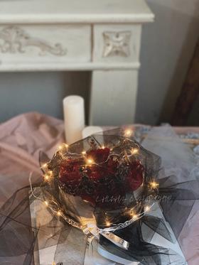 #来自黑纱的浪漫 红玫瑰与黑纱