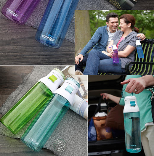 【亏本清仓】美国contigo康迪克 杰克水杯650ml 便携运动健身随手杯（不支持无理由退换）[福利品] 商品图2