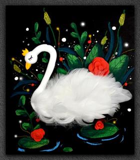 6-8岁《轻柔优雅的白天鹅》轻粘土手工【自动发货：下单后，点击手机短信中收到的链接，即可获取文件下载的链接；如有任何问题，可添加客服微信hm33268获得帮助】