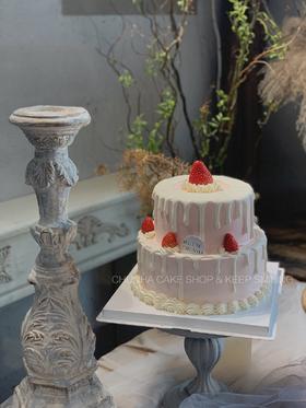 #最温柔的蛋糕 草莓双层