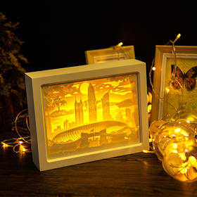 深圳手信文艺纸雕灯礼盒