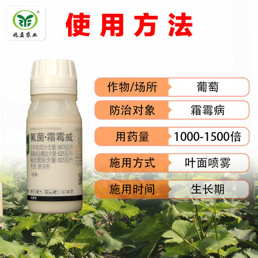 银法利  氟菌·霜霉威 防治葡萄霜霉病，疫病病，黑胫病等 商品图2
