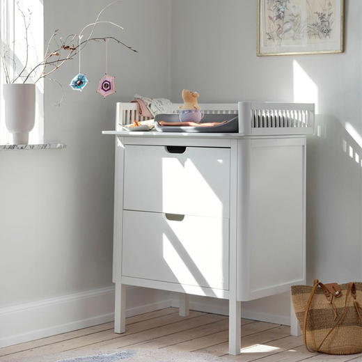 丹麦Sebra 新生婴儿护理台 换尿布台 附抽屉 商品图3