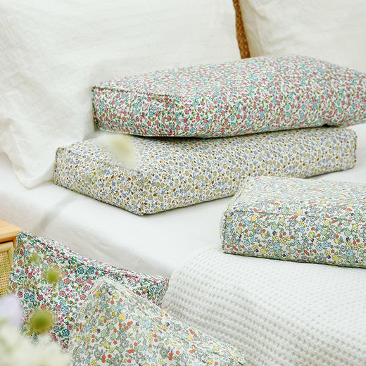经典碎花长方枕荞麦枕头护颈助眠夏季枕头 商品图0