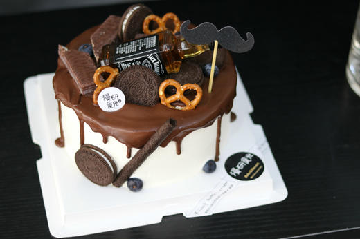 【生日蛋糕】巧克力淋面酒瓶款 商品图3