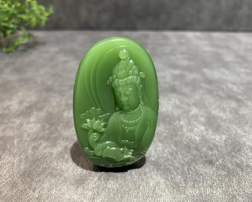 【御珠宫坊·传藏系列】碧玉观音牌 商品图1