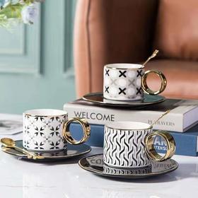 轻奢咖啡杯（花叶）