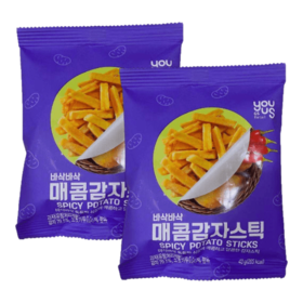 [묶음]유어스 바삭매콤감자스틱43g*2