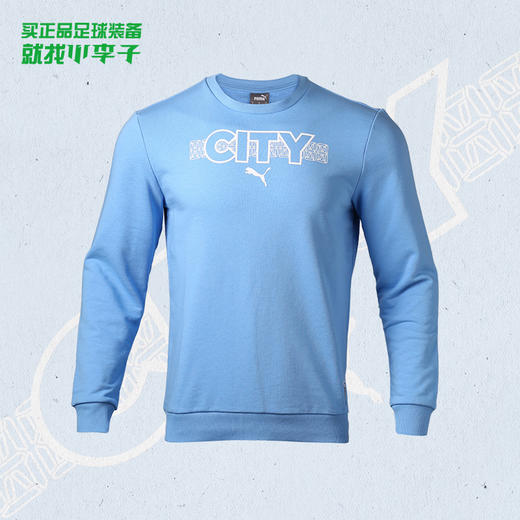 PUMA/彪马 曼城休闲运动款套头卫衣男76453201 商品图0