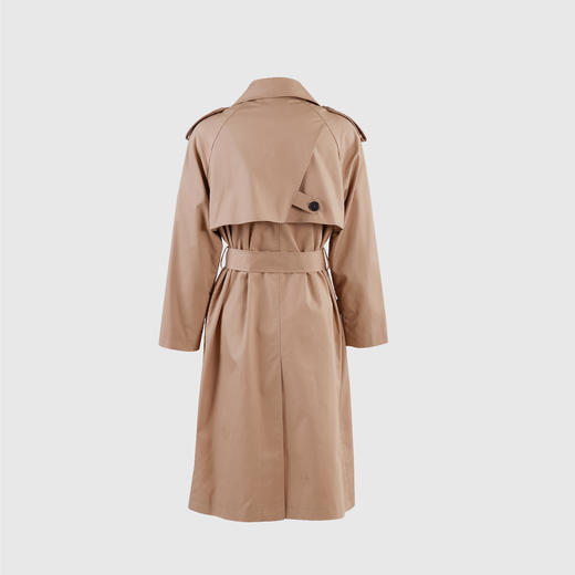 插肩袖不对称交叉搭片风衣（附腰带） 商品图3