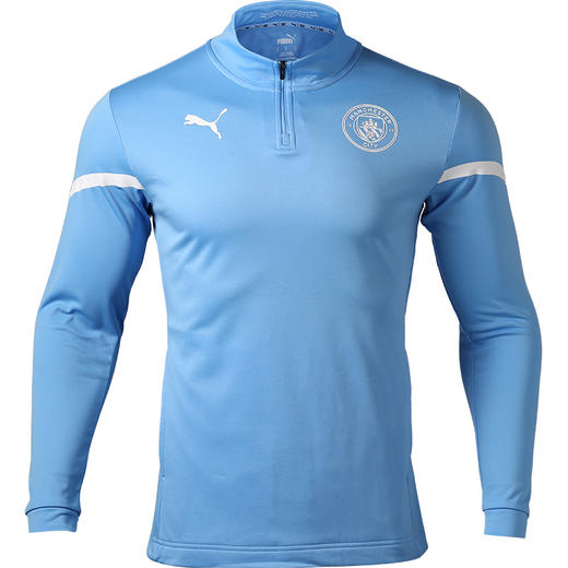 PUMA/彪马 21-22赛季曼城半拉链热身训练服长袖76451001 商品图4
