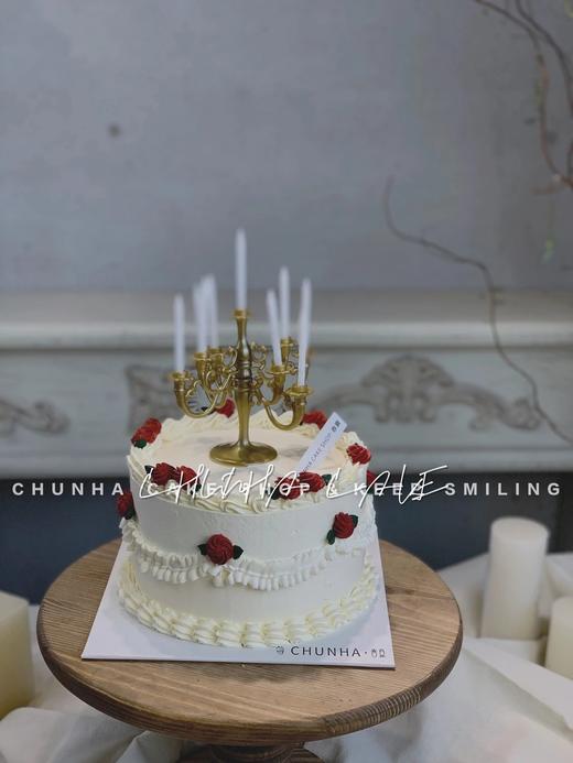 #复古绝美 手绘烛台蛋糕 商品图0