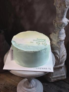 ｜ins风｜小清新渐变蛋糕