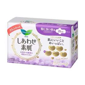 乐而雅 F透气棉柔纤巧特长日用25cm(17枚）