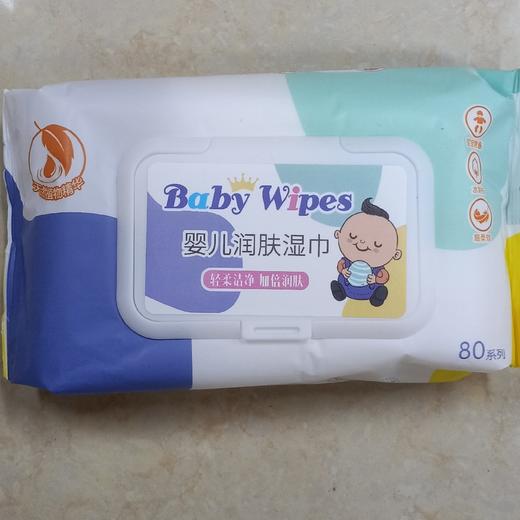 婴儿润肤湿巾80系列 商品图0