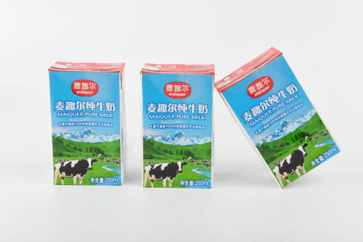 麦趣尔纯牛奶  250mL*24盒/箱XMN 商品图3