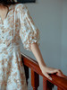 HeyDress法式碎花连衣裙女夏V领新款长裙高腰收腰茶歇裙温柔复古气质裙子 商品缩略图4