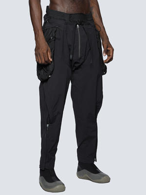 HAMCUS/SRC-#2/Disassemble double cargo pants/BK 商品图1