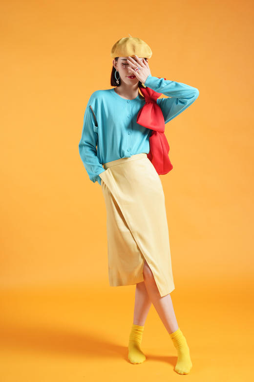 【积分兑换】 臣禾【小设计】圆领针织开衫S211090822【奥莱】 商品图6