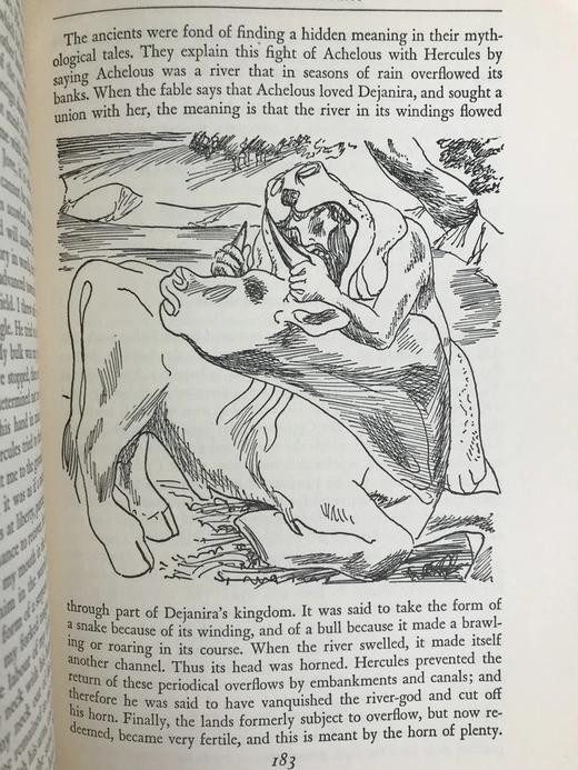 布尔芬奇《神话时代》 史丹利·威廉·海特插图 布面精装18开 商品图8